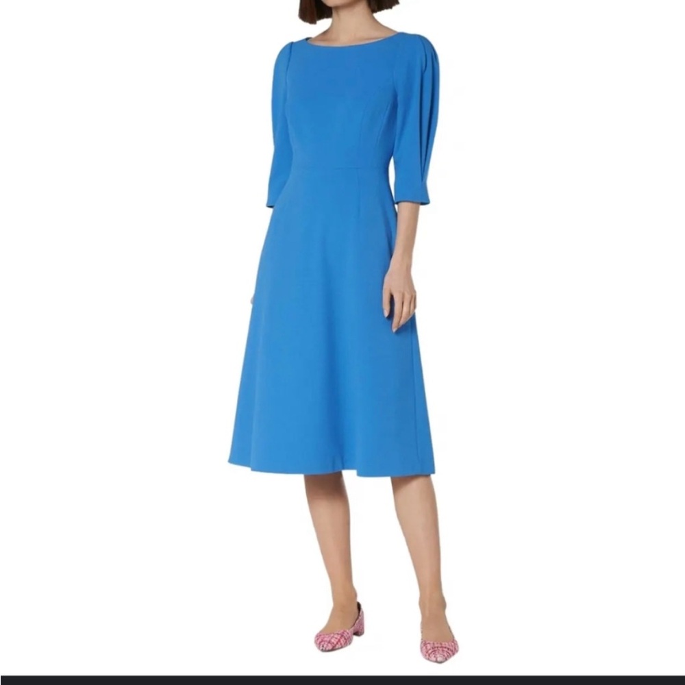 LK Bennett Vibrant Blue Midi Dress